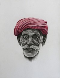 Saeed Lakho, untitled, 14 x 18 Inch, Mix Media On Paper, Figurative Painting, AC-SL-047
